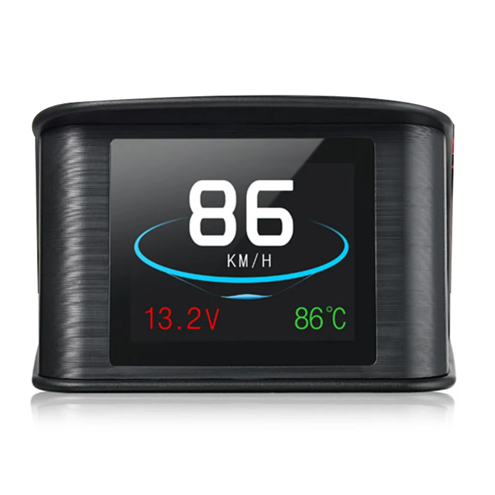 P10 OBD2 On-Board Computer Smart Digital RPM Tachometer Gauge Speedometer HUD -Up Display for Car