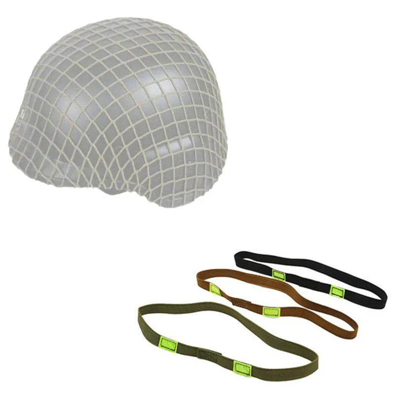 Tactical M88 MICH Helmet Strap with Reflective Band, 1Pcs, Perfect Elasticity for Outdoor Use.