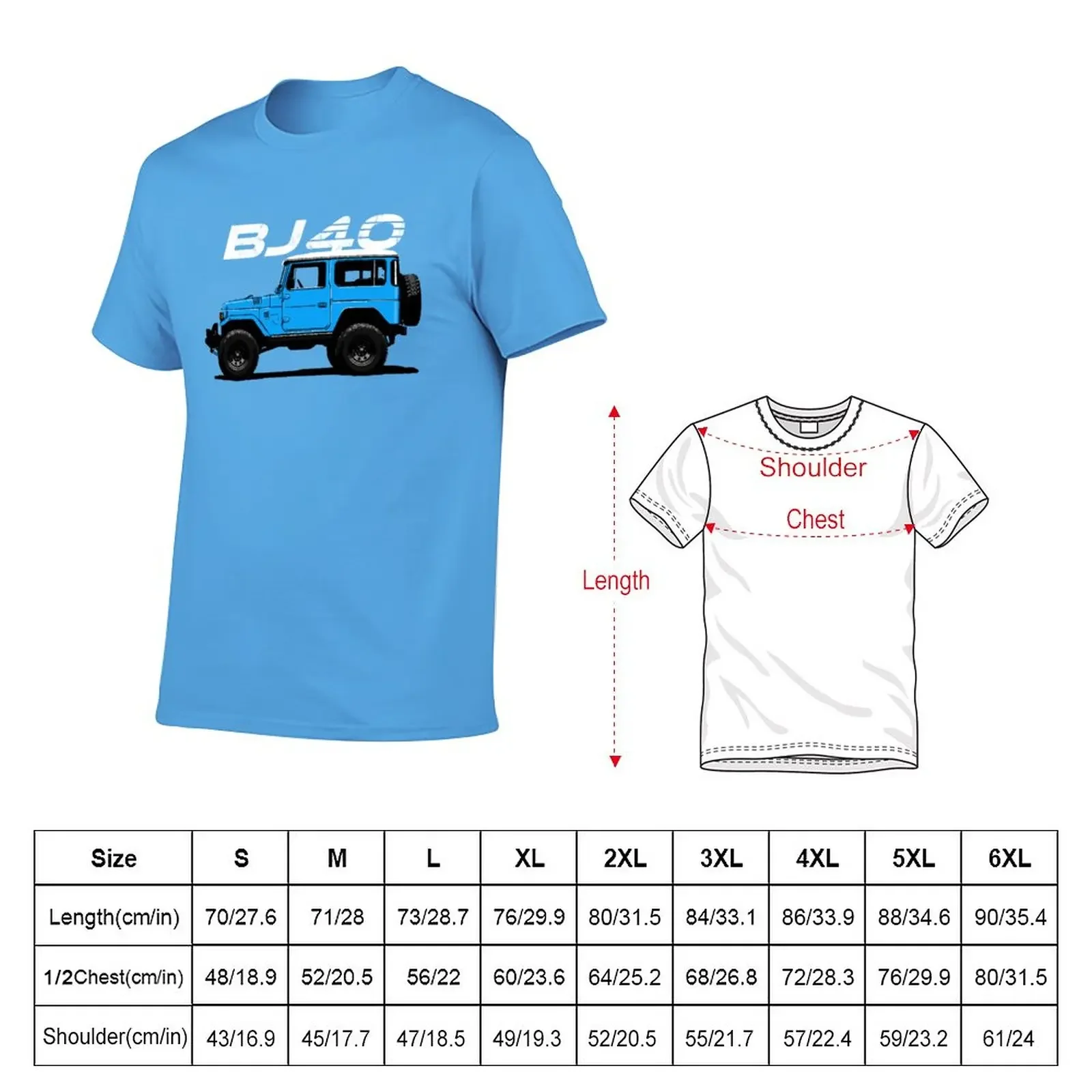 Fj Cruiser prezent urodzinowy 76 BJ40 koszulka estetyczna odzież szybkoschnąca męska paczka graficzne koszulki