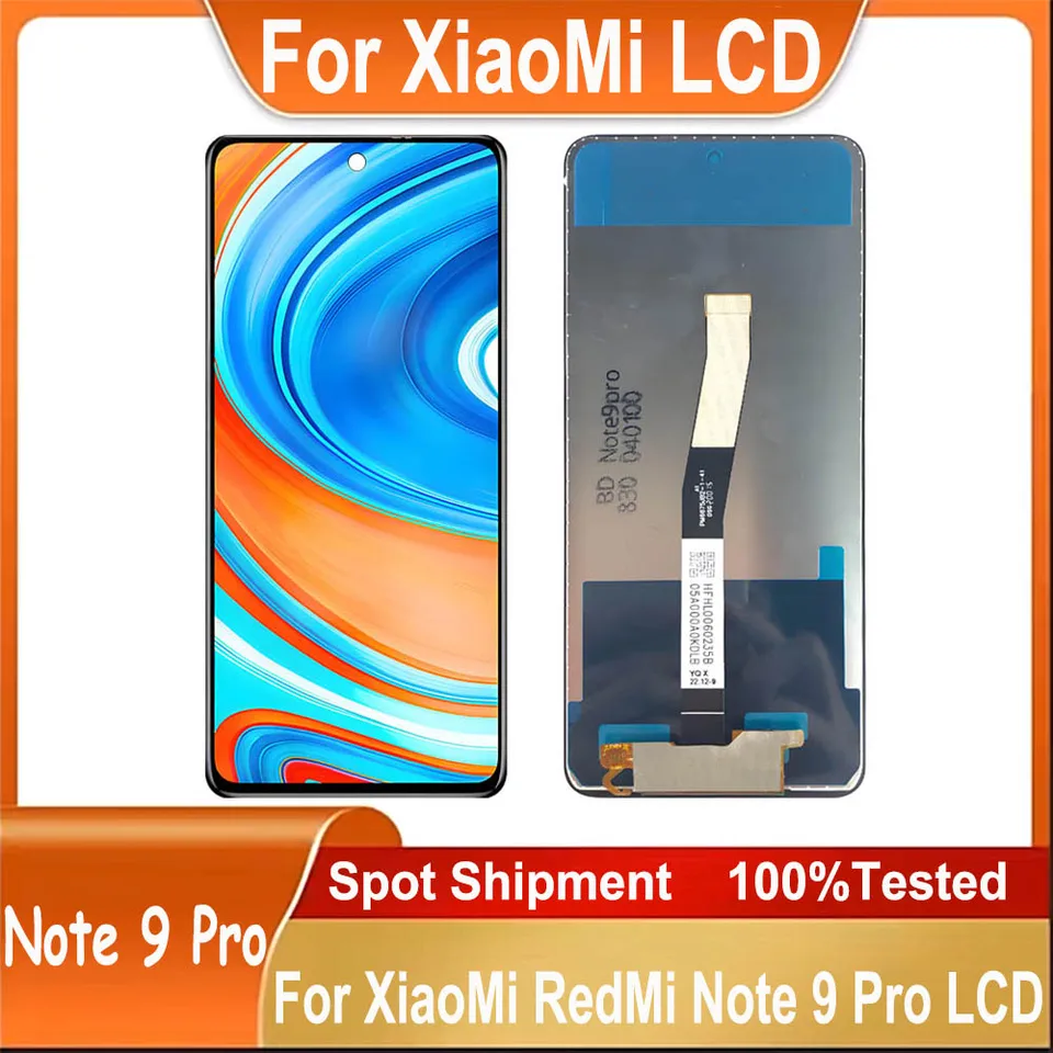 Alta Calidad para Xiaomi Redmi Note 9 Pro LCD Display Digital Touch Screen para Redmi Note 9 Pro Screen M2003J6B2G LCD Repuesto 2