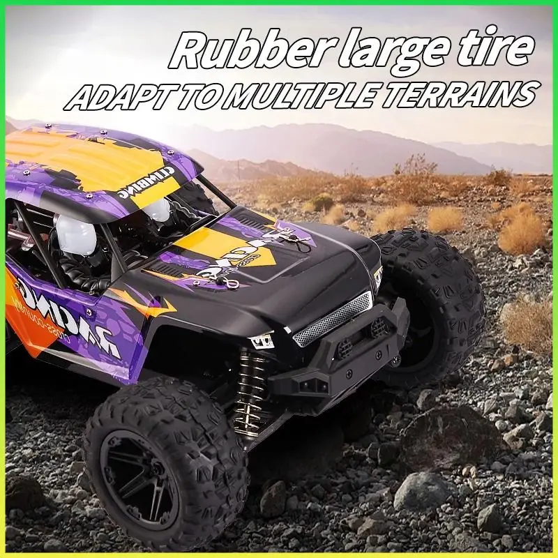 HXRC 8610 8611 1:14 55KM/H 4WD RC Car With LED Remote Control Cars High Speed Drift Monster Truck for Kids VS 144001 Toys