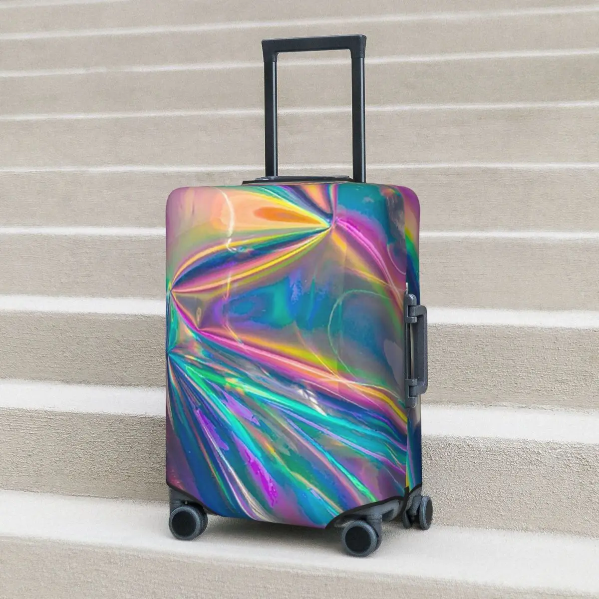 

Голографическая защита чемодана, эластичные защитные чехлы для багажа для путешествий на 18-32 дюйма