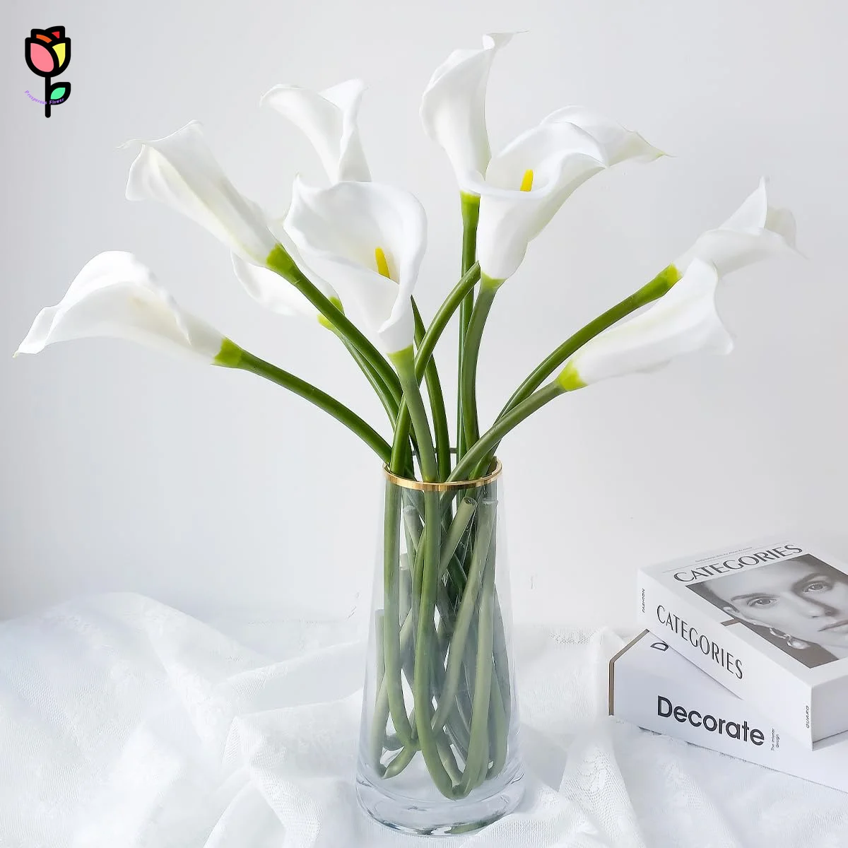 

10pcs Artificial Flowers Calla Lily Bouquet Boho Wedding Home Decor Real Touch Fake Flower Callas Lotus Garden Party Decoration