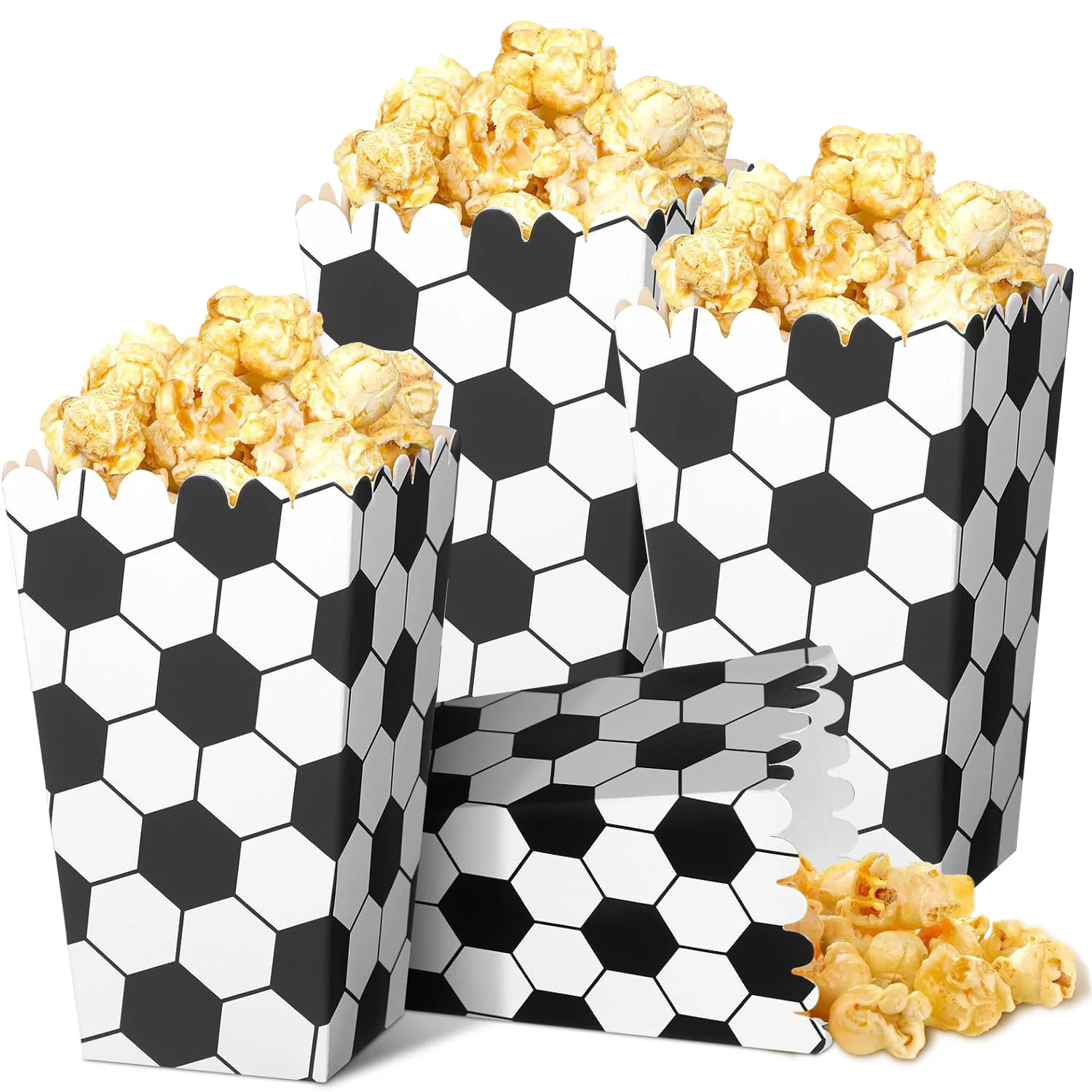 صندوق الفشار لكرة القدم، صندوق رقائق كرة القدم الرياضية، صندوق البسكويت، صندوق الحلوى، الوجبات الخفيفة، حوض الطعام، استحمام الطفل للأطفال الأولاد، لوازم حفلات أعياد الميلاد