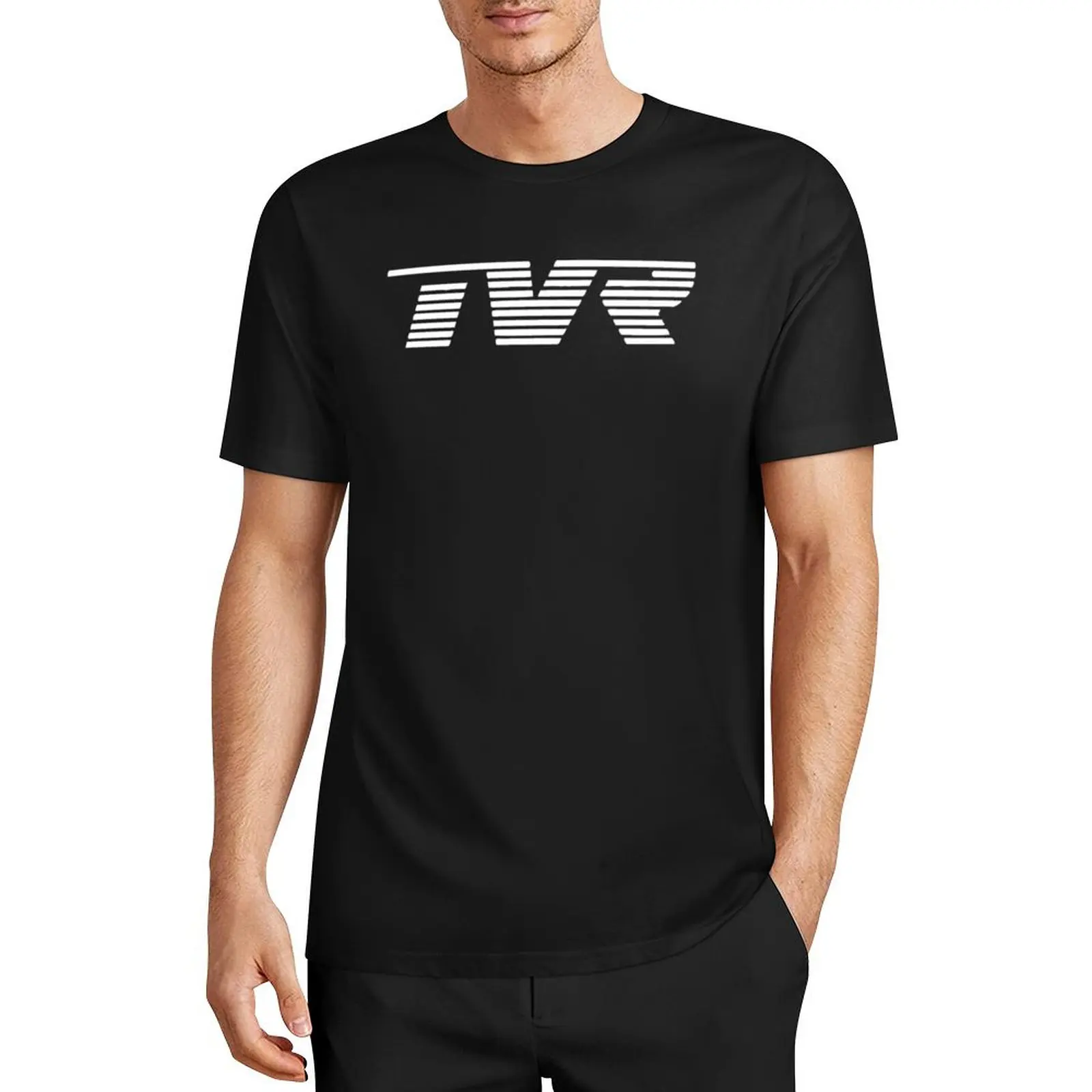 

TVR Logo T-Shirt Aesthetic clothing rapper graphic tees oversizeds mens t shirts