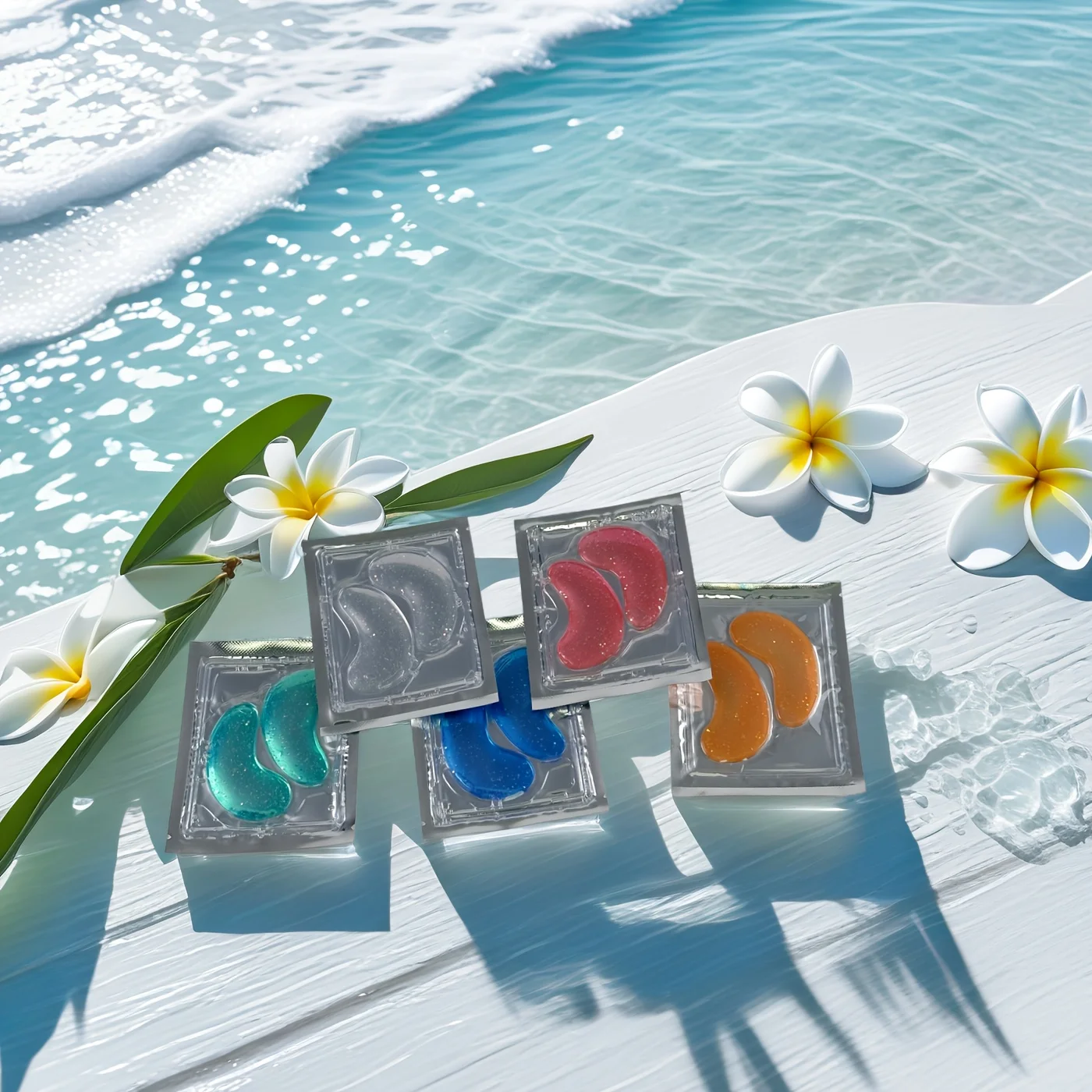 Dez máscaras para os olhos em gel (5 pares) fornecem um efeito refrescante, calmante e protetor nos olhos. Confortável e suave de usar.