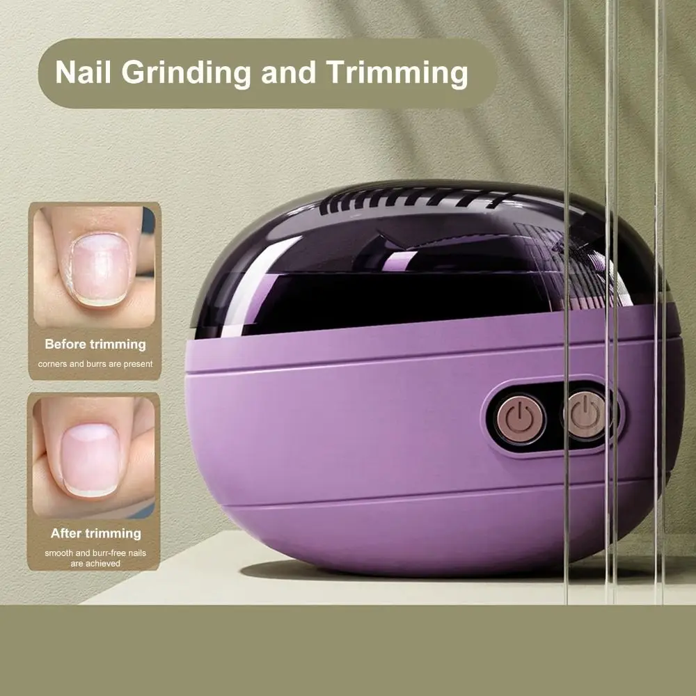 Professional Grade Automatic Nail Clipper Rechargeable Battery Automatic Operation Auto Clipper Trimmer Nail Grooming Tool