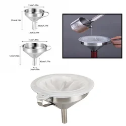 100/120/200/300/400/450 Mesh Strainer Nylon Filter Stainless Steel Funnel Fruit Milk Traditional Chinese Medicine Oil White Wine