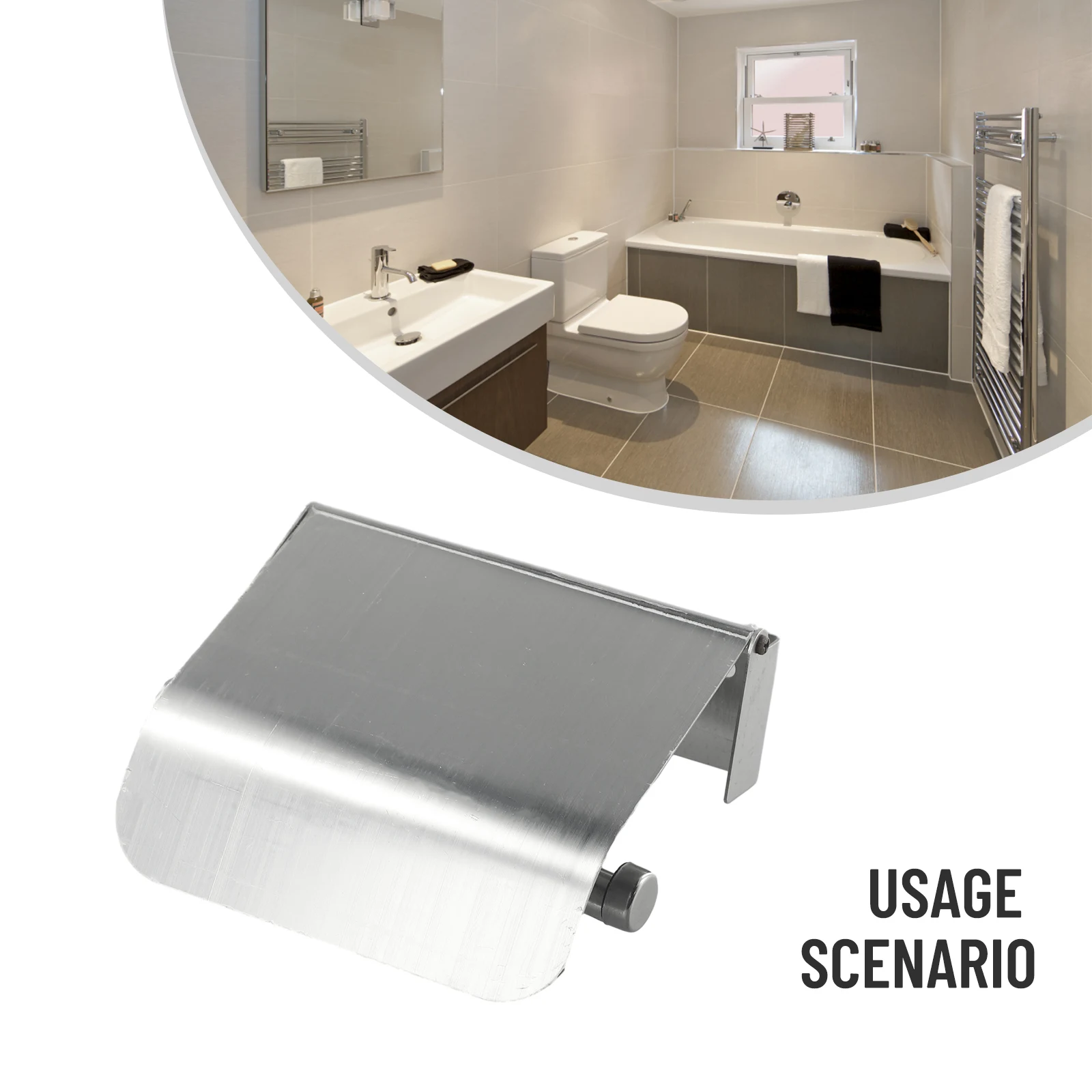 

Brand New High Quality Practical Paper Towel Holder Paper Stand 13*14*4.5cm Toilet Tissue Bathroom Dispenser Elegant