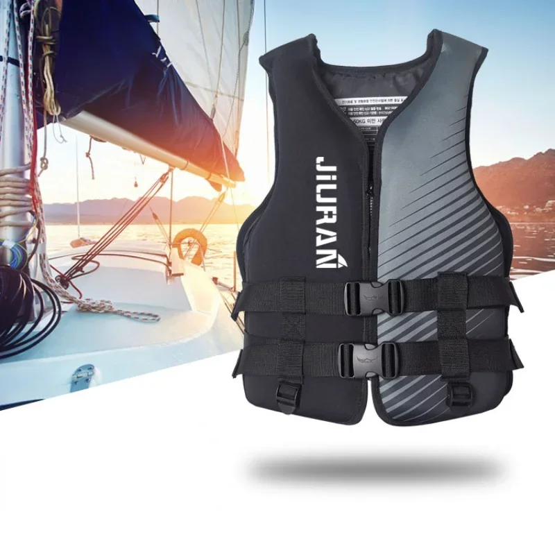 Outdoor Rafting Neoprene Life Jacket for Children and Adult Swimming Snorkeling Wear Fishing Kayaking Boatin Suit For 40-110kg