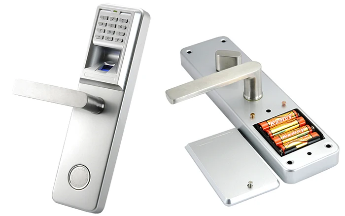 Hfsecurity HF LA801 USB contraseña tarjeta RFID candado con temporizador electrónico con cerradura de puerta de batería 2 años apartamento HFSEURITY