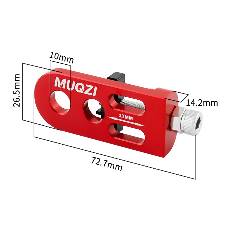 MUQZI Chain Tension Adjuster Bicycle Single Speed Tensioner Chain Adjuster for BMX Folding Fixed Gear Bike