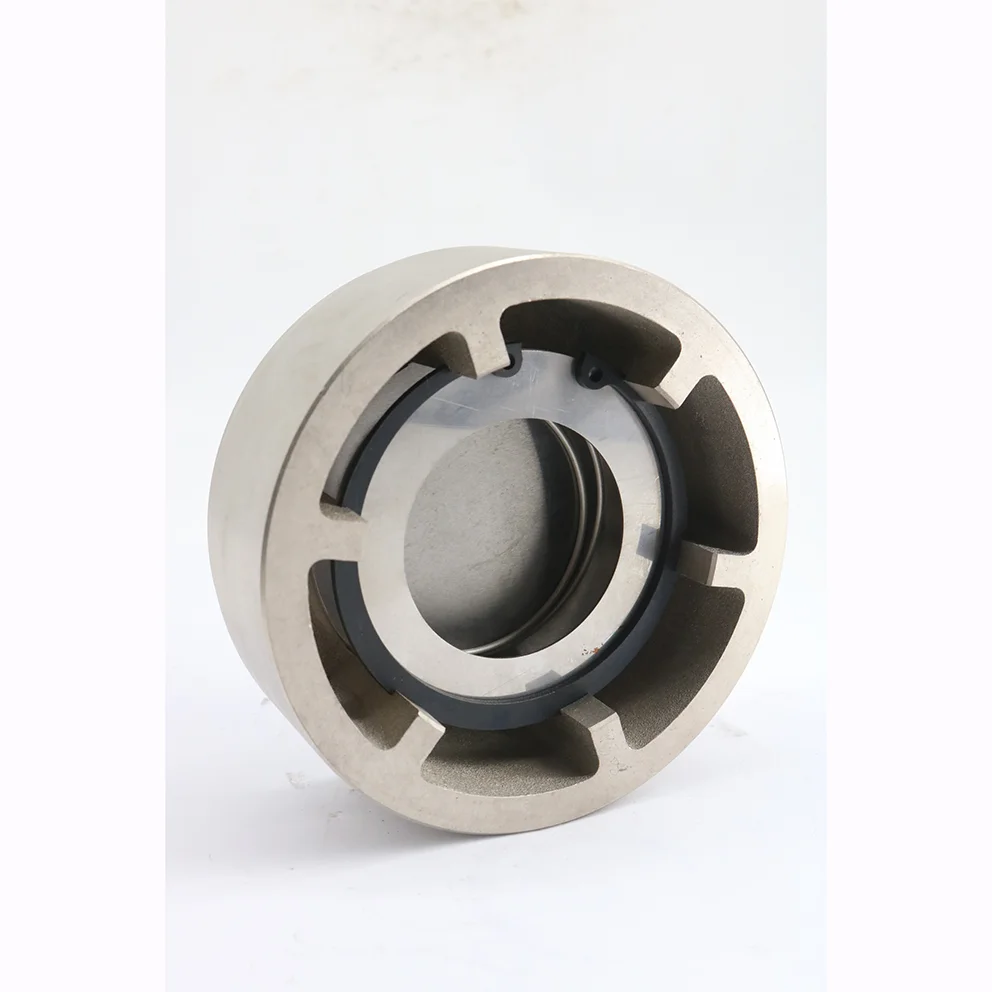 قطع غيار ضاغط الهواء اللولبي قرص مزدوج في اتجاه واحد لوحة مزدوجة غير عودة رقاقة نوع رفرف 22247308 صمام فحص أصلي