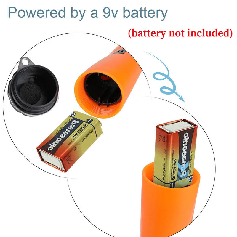 휴대용 금속 탐지기 GPS 포인터, 전문 지하 금 탐지기 보조 도구, 부분 방수 핀포인터
