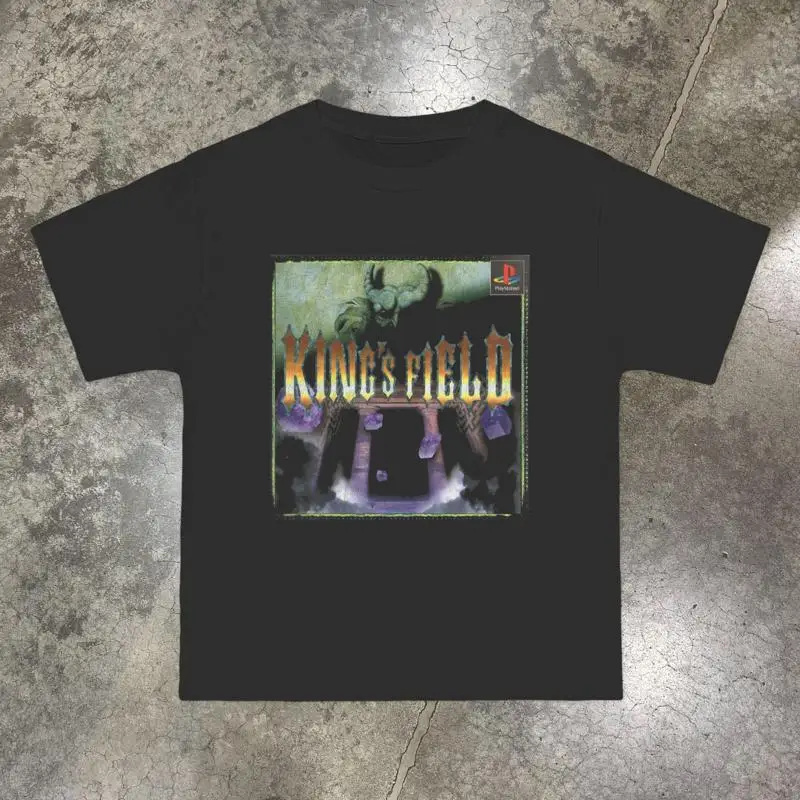 KING'S FIELD 2 JAPAN 1995 VINTAGE REPRINT T shirt