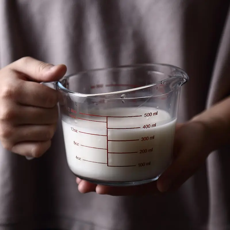 

High Temperature Resistant Glass with Graduated Measuring Cup Microwave Oven Oven Specific Hot Milk Cup