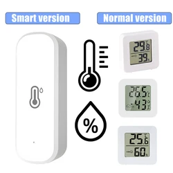 Tuya WiFi Temperature and Humidity Sensor Smart Life APP Remote Monitor Indoor Hygrometer Smart Home Work With Alexa Google