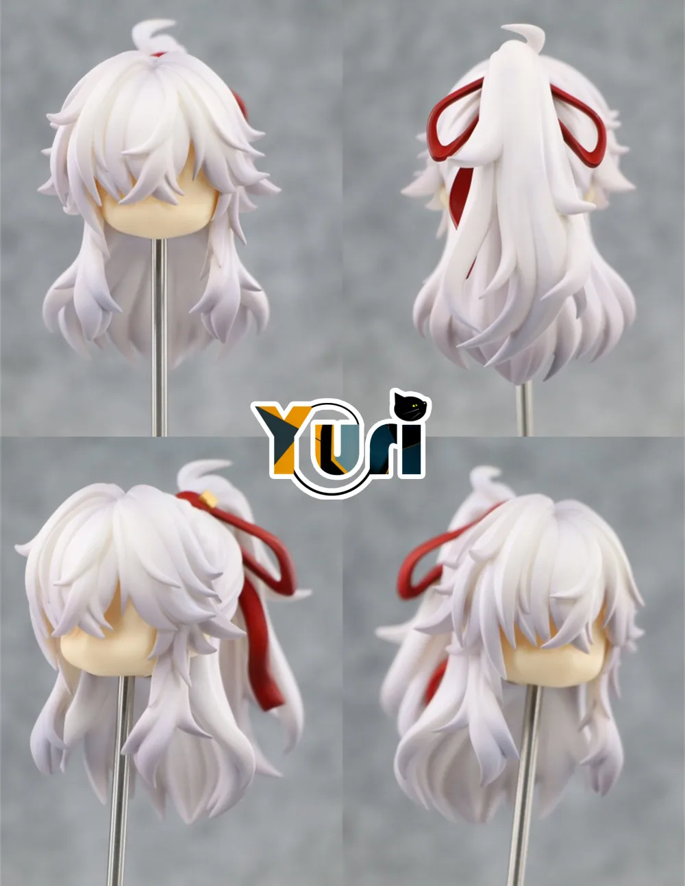 

New Anime Honkai: Star Rail Jing Yuan Handmade OB11 OB22 1/12 BJD Hair Wig Detachable Game Cosplay Cute Props C Limited