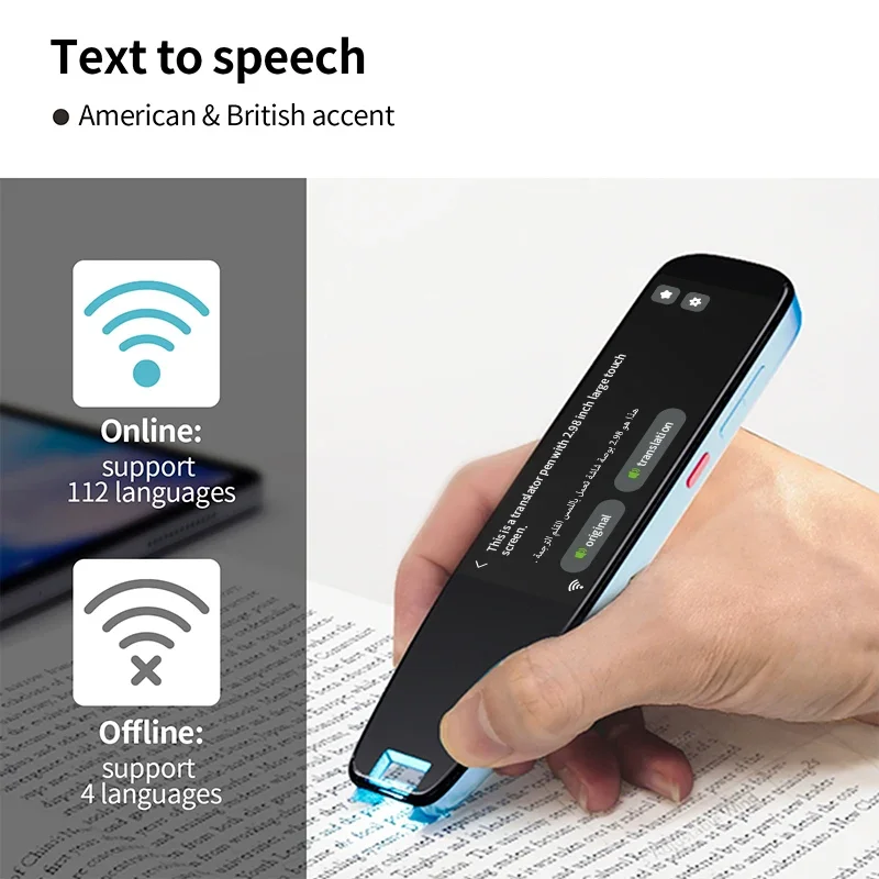 NEWYES Electronics Dictionaries Sprachübersetzer Auto Voice Intelligent Scan Translator Pen