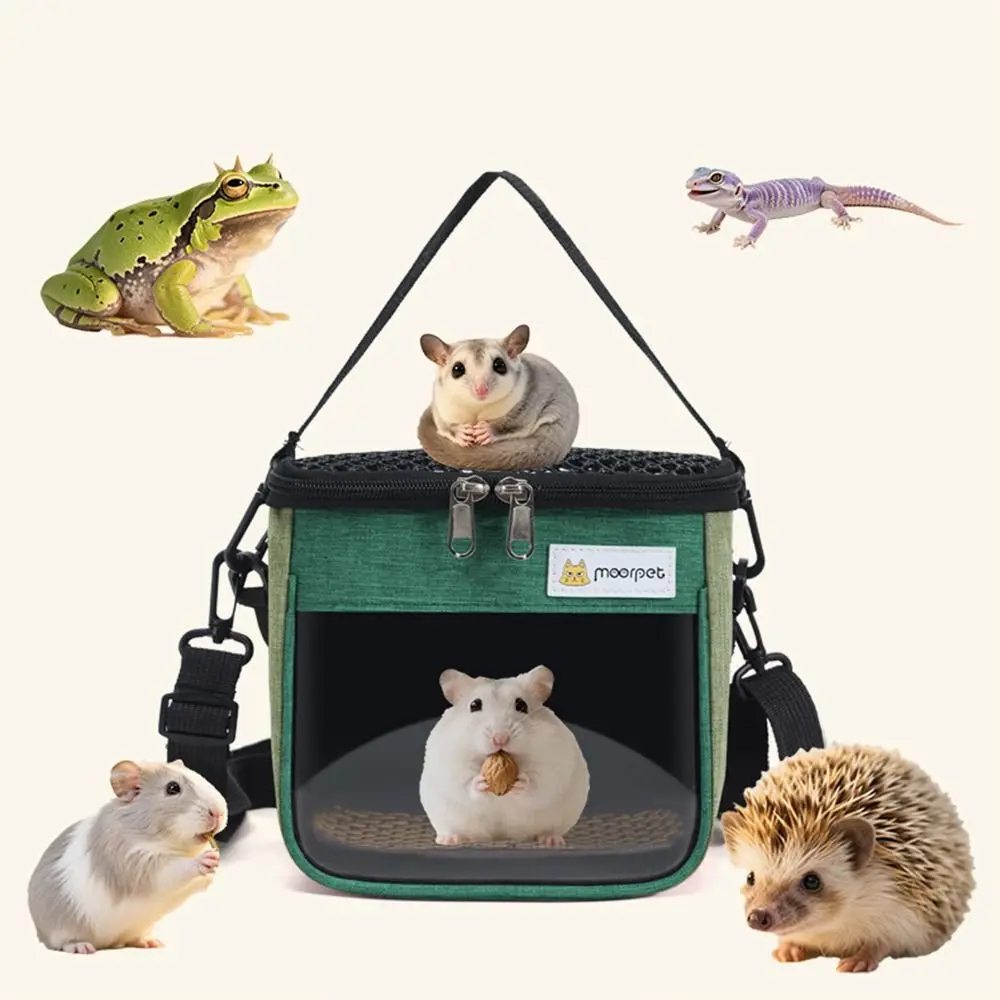 Pet Carrying Box Portable Pet Takeaway Bag Handheld Clear View Chinchilla Outdoor Cage Oxford Messenger Bag Pet Backpack Parrot view 4
