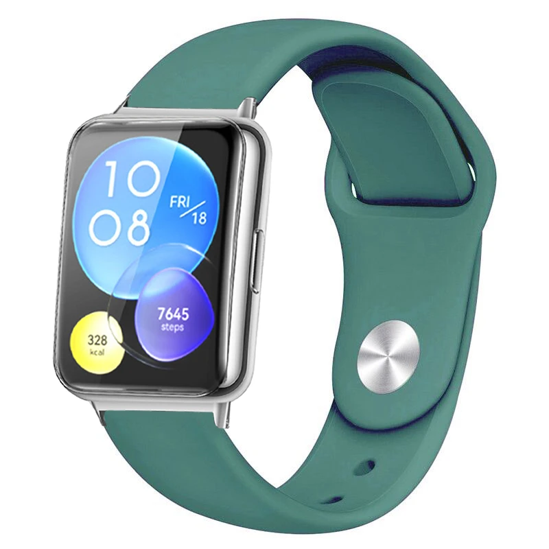 

Силиконовый ремешок для часов Huawei FIT 2, аксессуары для умных часов, сменный браслет Correa, браслет Huawei Watch fit2, ремешок