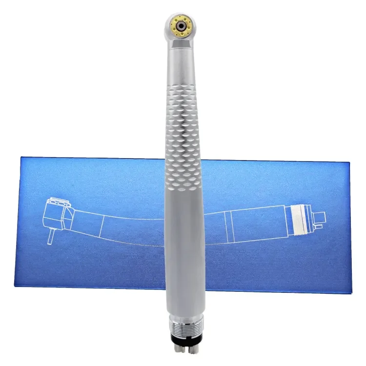 26W Ring LED Light Den tal Turbine Handpiece High Speed Metal and Steel Material for Dentists piece a main Den tal