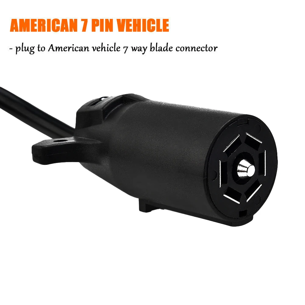 

Hot Useful Light Converter Trailer Light Converter Part Practical Accessory Connector Parts 13-Pin Replacement