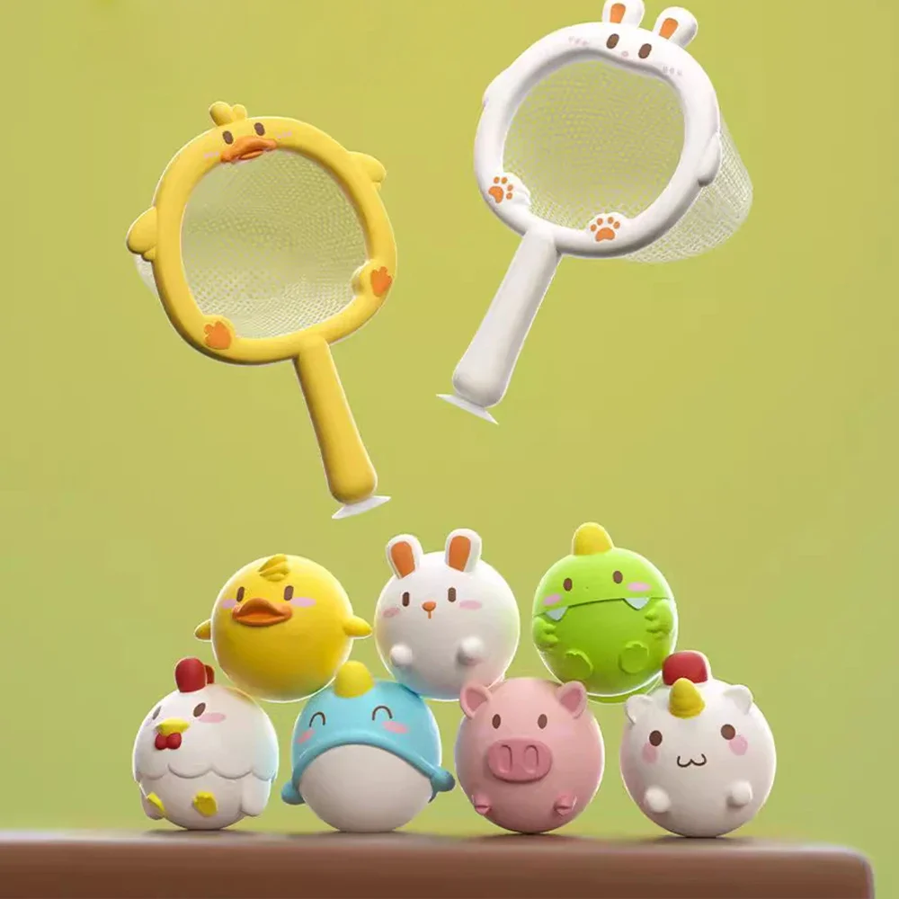 LED-Leuchtspielzeug für Babys, niedliche Tiere, Badespielzeug, Schwimmen, Wasser, weiches Gummi, Schwimmer, Induktion, leuchtende Ente für Kinder, Spielen, lustige Geschenke
