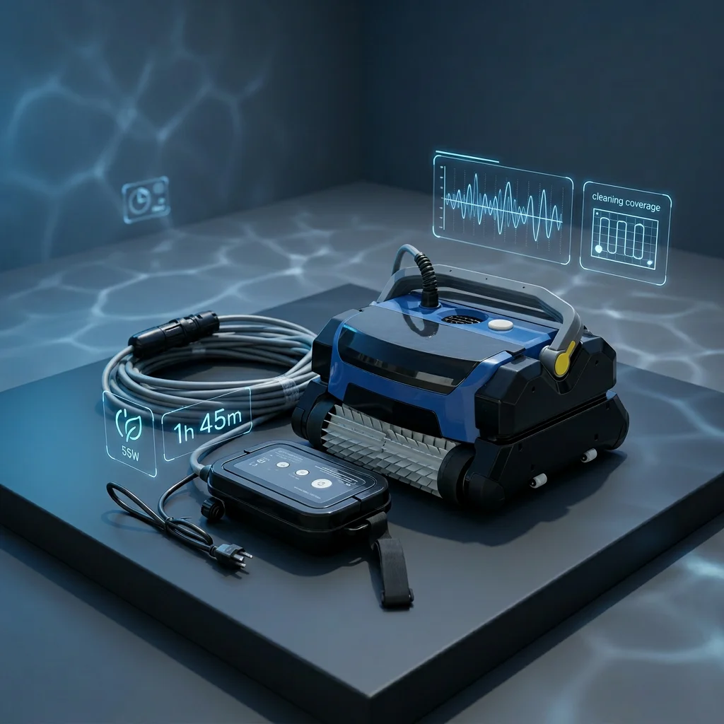 

New Arrival Smart Cordless Robot Pool Cleaner with Strong Suction, Wall Climbing & Waterline Cleaning for Swimming Pools