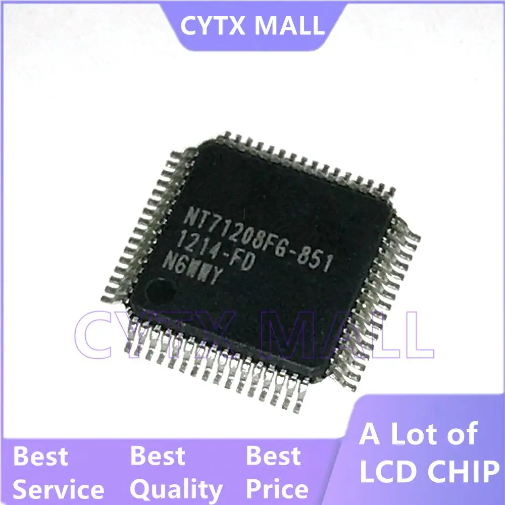 New_1PCS NT71206FG-603 NT71206FG NT71206 QFP LCD CHIP NT71208FG-904 NT71208FG  NT71182MFG-100 NT71182 NT71182MFG NT71208FG-851