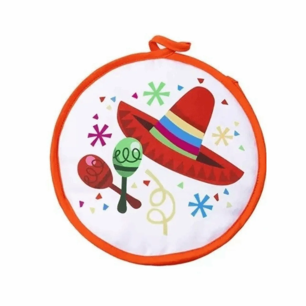 Heat Insulation Tortilla Warmer Pouch Reusable Portable Tortilla Keeper Heat Resistant Microwave Safe Insulated Bag Microwave