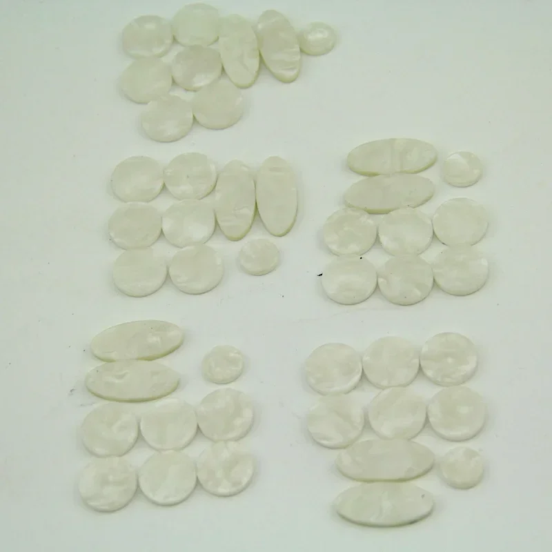 

Saxophone Key Buttons Inlays - Plastic Button Shell Saxophone Key Buckle Beautiful Clasp for Musical Instrument Repair