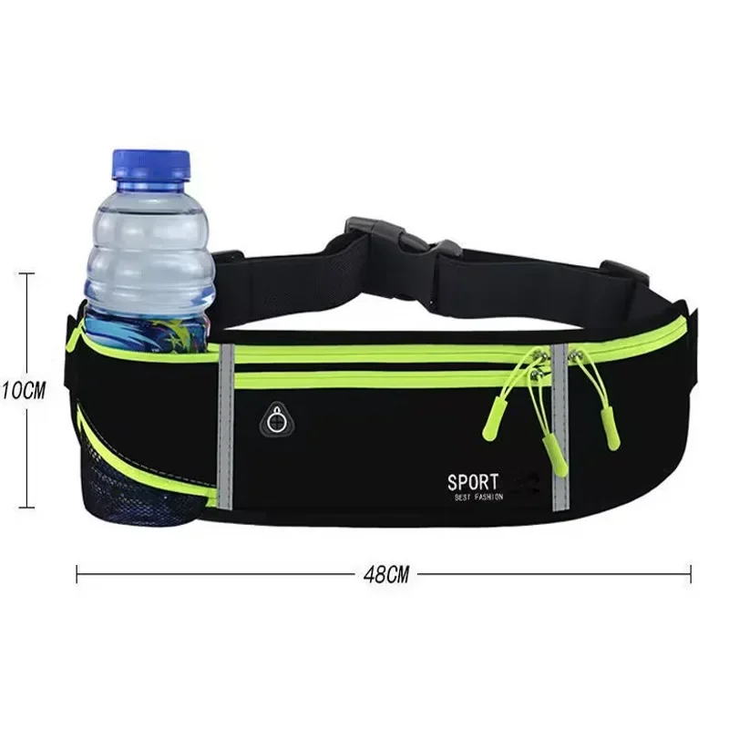 Wasserdichte Outdoor-Sport-Lauf-Hüfttasche Marathon Fitness kann Wasserflasche halten Handy-Hüfttasche – Detail 7
