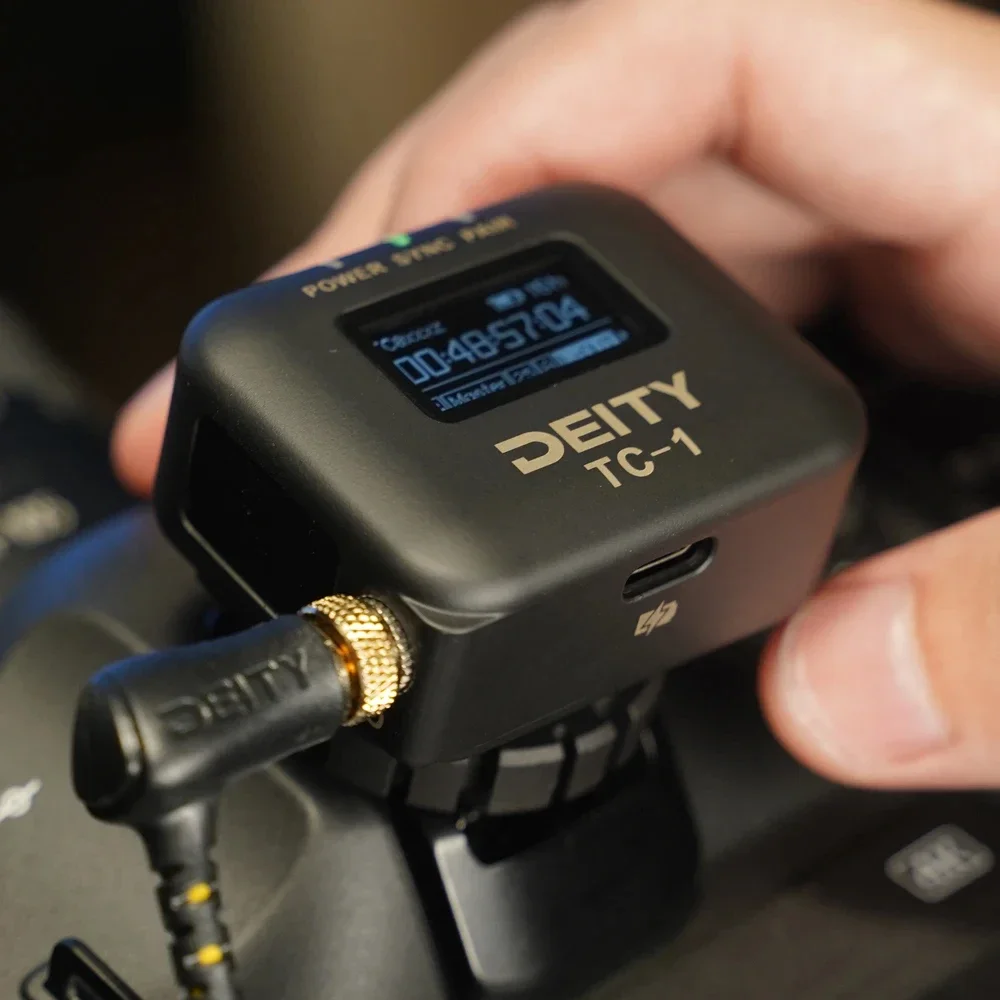 Aputure DEITY TC-1 caja de código de tiempo inalámbrica generador micrófono codificador de tiempo para transmisión de vivo grabación de vídeo con Control de aplicación