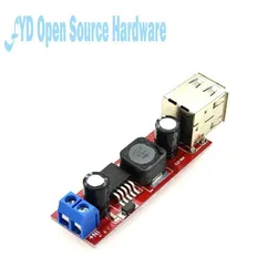 1PCS LM2596 DC-DC Step-down Converter Module DC 6V-40V To 5V 3A Double USB Charge Dual USB