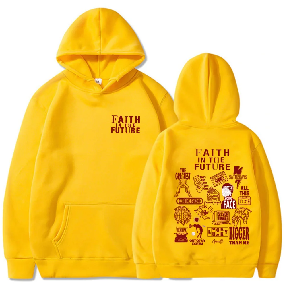 Faith In The Future Album Series 2024, Sudadera con capucha de la gira mundial para hombre y mujer, sudaderas con capucha de Hip Hop para fanáticos