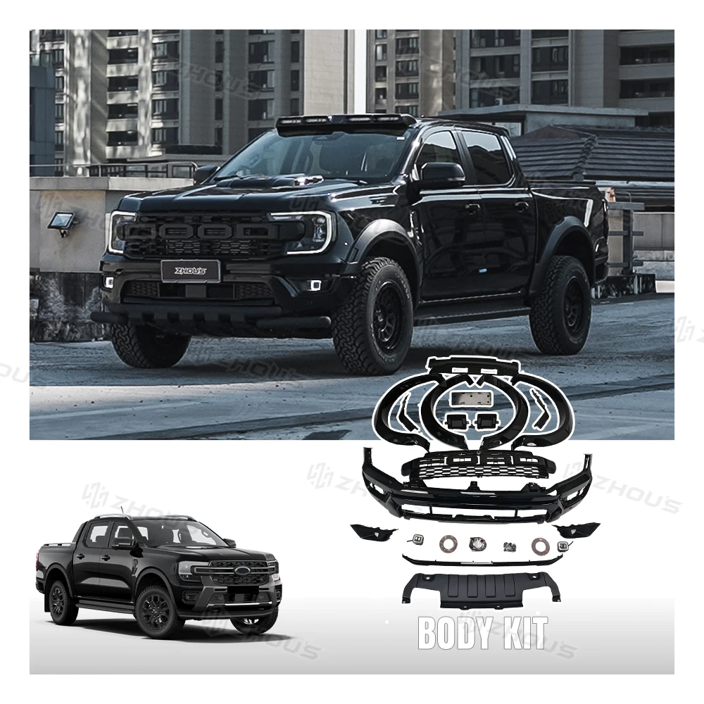

Design Accessories Auto Spare Parts Kits Pickup Truck Front Body Kits For Ford Ranger T9 Accessories Body Kits