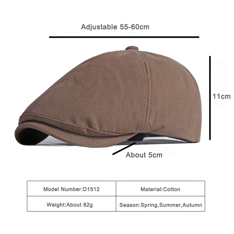 Newsboy Caps For Men Women Solid Color Octagonal Hat Detective Artist Painter Cabbie Beret Hat Flat Cap Adjustable Forward Cap 3