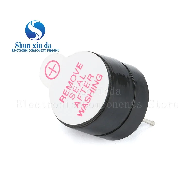 10 SZT./Lot 12095 3V 5V 12V Aktywny Brzęczyk Magnetyczny Długi Ciągły Dźwięk Sygnałowy 12*9.5mm