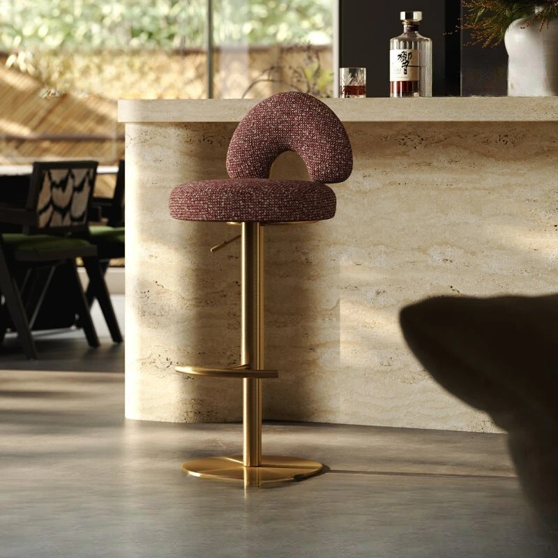 Modern Design Bar Chair High Kitchen Island Computer Bar Chair Ergonomic Elegant Vintage Retro Taburete Alto Balcony Furniture