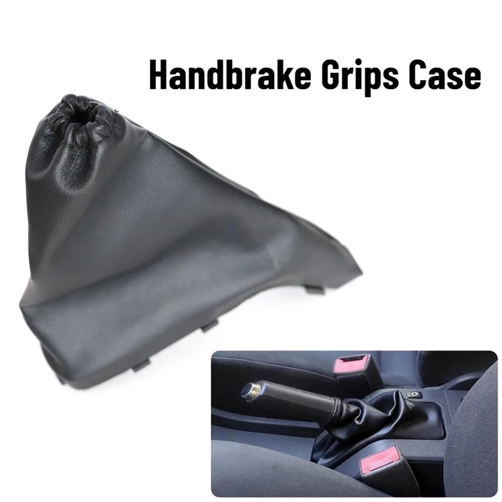 Car Handbrake Boot Cover For Opel, Black Parking Brake Leather Sleeve, Automobile Cab Interior Accessories