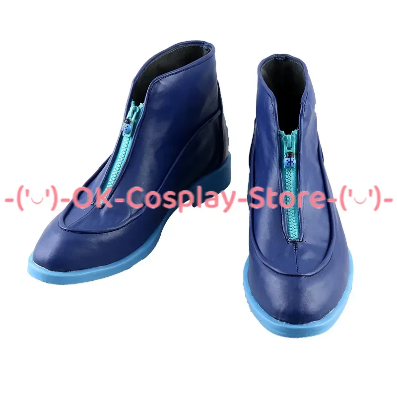 Anime JoJo's Bizarre Adventure Giorno Giovanna Cosplay Shoes PU Leather Shoes Cosplay Prop Halloween Boot Custom Made