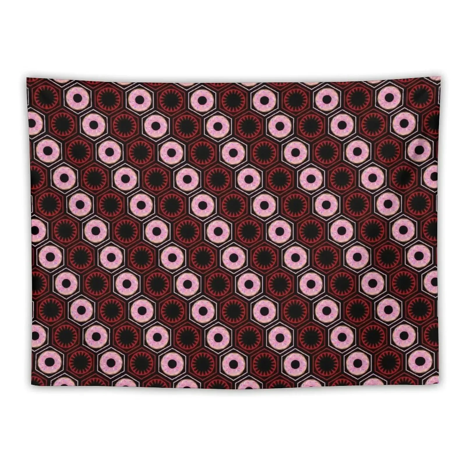 

Donuts And Order (black) Tapestry Decoration Aesthetic Decoration Home Tapestry