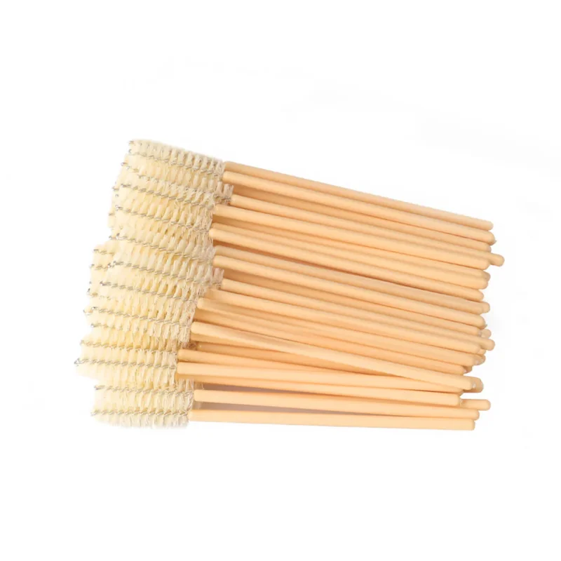 SENSE LASHES 50pcs Eyelash Brush Comb Disposable Mascara Wands Professional Mascara Brush Makeup Beauty Tool