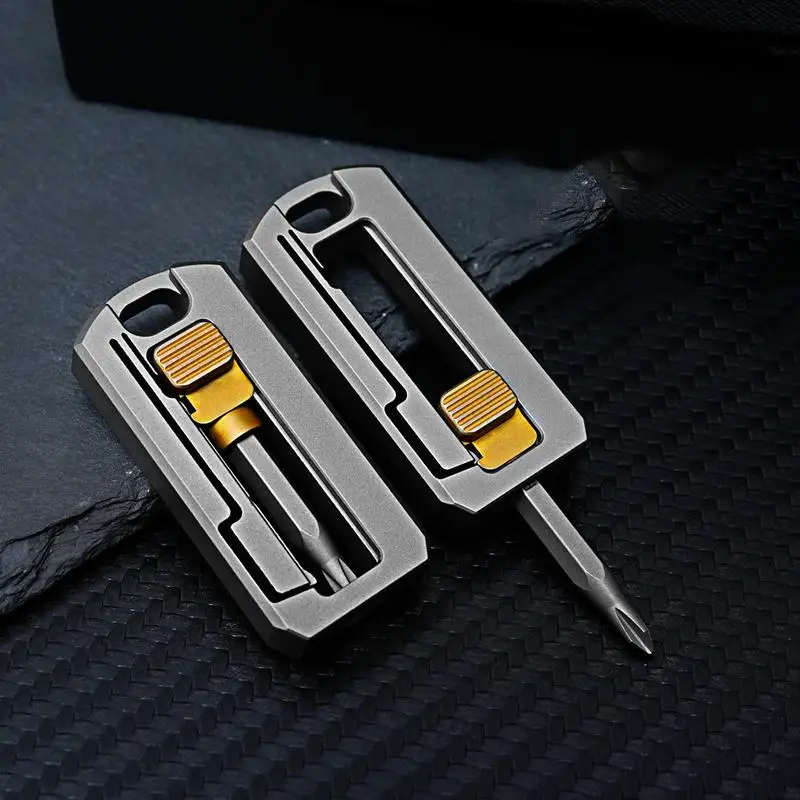 Compact Screwdriver Magnetic Pocket Precision Screwdriver Repair Gadgets Electrician Multitool Pocket Tool For Furniture