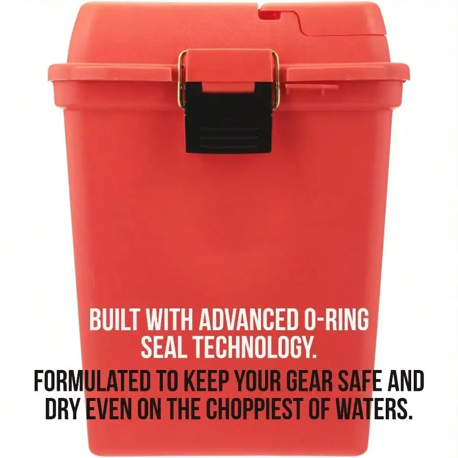 Kotak Persediaan Darurat Besar dengan Rak yang Dapat Dilepas untuk Penyimpanan Rumah dan Kantor, Wadah Plastik Hitam yang Tahan Lama dengan Rak Tambahan