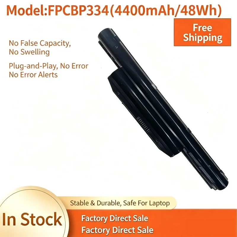 [NEW] 10.8V 48Wh Laptop Battery FPCBP334 FPCBP335 FMVNBP215 for Fujitsu for LifeBook LH522 LH532 Battery