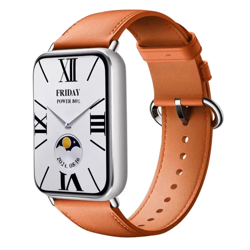 حزام جلدي رسمي جديد لساعة Xiaomi MiBand 9 Pro Mi Band 8 Pro سوار بديل لساعة Redmi 5 4 حزام #5