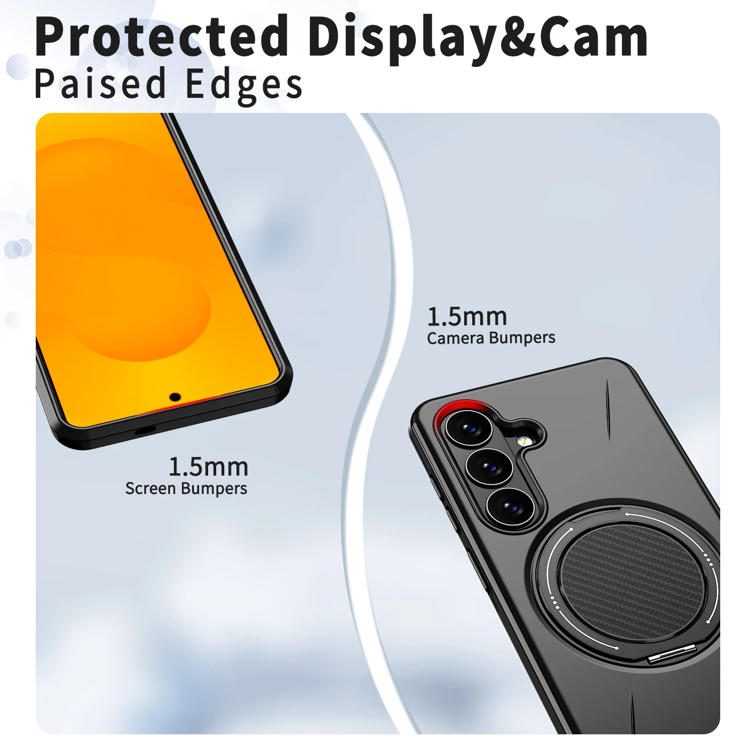 Модный прочный чехол для Samsung Galaxy S25 FE S24 Ultra S23 Plus A17 5G A55 A35 A16 A36 A56 A26 A14 двухслойные бронированные чехлы