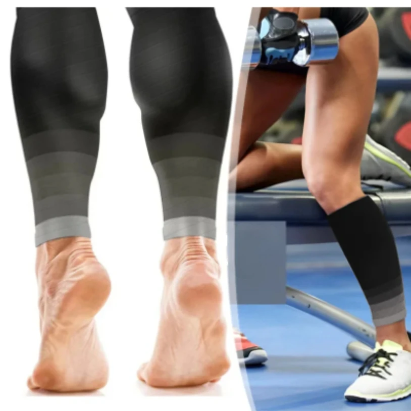 

1Pair Calf Compression Sleeves 20-30Mmhg Leg Sleeve Socks for Men & Women Shin Splint Relief Varicose Vein & Fatigue Support